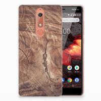 Nokia 5.1 (2018) Bumper Hoesje Tree Trunk - thumbnail