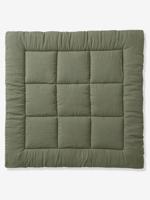 Effen bi-materiaal vloermat / boxkleed olijf - thumbnail