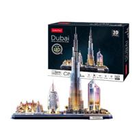 Cubic Fun 3D LED Puzzel Dubai 182 Stukjes - thumbnail