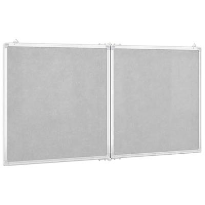 Whiteboard magnetisch inklapbaar 120x60x1,7 cm aluminium