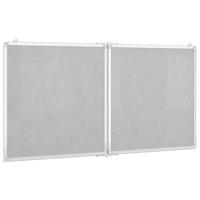 Whiteboard magnetisch inklapbaar 120x60x1,7 cm aluminium - thumbnail