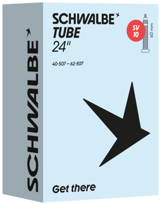 Schwalbe Benelux B.V. Schwalbe binnenband sv10 24" 40/62-507 fv 40mm