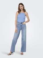 Only Onlmadison Blush Hw Wide Dnm Cro371 Noos 15282975 Mom Jeans Light Blue Denim - thumbnail