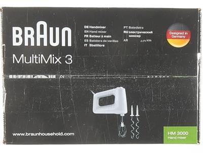 Braun HM3000 MultiMix 3 Handmixer Wit - thumbnail