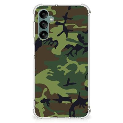 Samsung Galaxy A24 Doorzichtige Silicone Hoesje Army Dark Samsung Galaxy A24 Doorzichtige Silicone Hoesje Army Dark