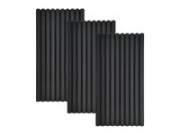 HOME DELUXE Akoestische wandpanelen Sonic (3 x 80 x 40 cm, Black Oak) - thumbnail