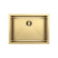 Inbouw Wastafel Sapho Zenith 60x45 cm RVS Goud PVD - thumbnail