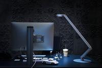 Luctra TABLE PRO 2 RADIAL BASE 929123 LED-tafellamp LED LED vast ingebouwd Zilver - thumbnail