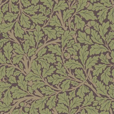 Dutch Wallcoverings Hidden Treasures - Oak Tree Groen
