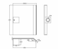 Waterval Badkraan Muuruitloop Best Design Dule Ore RVS Mat Zwart - thumbnail