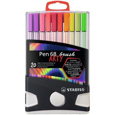 Brushstift stabilo pen 68/20 arty 20st assorti | 5 stuks