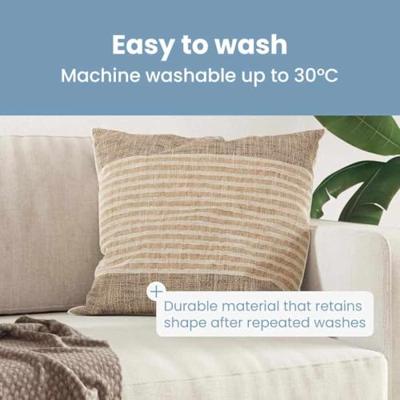 VidaXL Hoofdkussen met kussen wit katoen en polyester