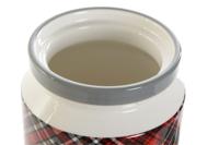 Tin DKD Home Decor Zwart Rood Grijs 15 x 15 x 22 cm - thumbnail