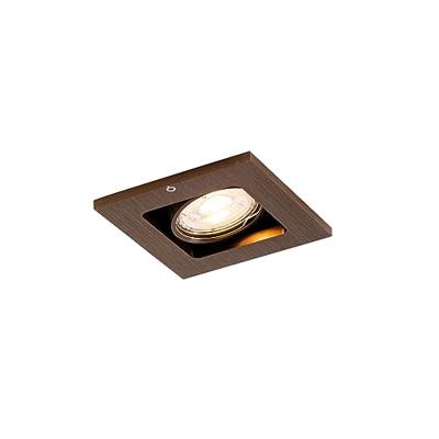 QAZQA Moderne inbouwspot donkerbrons verstelbaar - Qure QAZQA Moderne inbouwspot donkerbrons verstelbaar - Qure