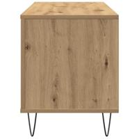 Platenkast met plank Oud hout 100 x 38 x 48 cm Bewerkt hout - thumbnail