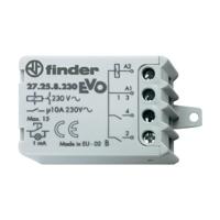 Finder 27.25.8.230.0000 Stroomstootschakelaar Inbouw 2x NO 230 V/AC 10 A 2300 VA 1 stuk(s) - thumbnail