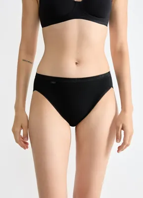 Ondergoed dames Basic Tai slip - Hoog opgesneden dames slip