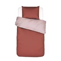 Covers En Co Covers & Co Two In One Dekbedovertrek - 1-persoons (140x200/220 Cm + 1 Sloop) - Percal Katoen - Rust - thumbnail
