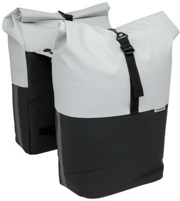 Burgers - New Looxs Tas new looxs nyborg double mik | lichtgrijs/zwart | 34l