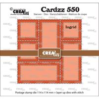 Crealies • cardzz snijmal postzegelframe ingrid - thumbnail