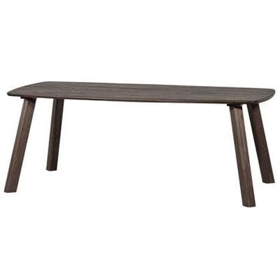 WOOOD Deens Ovale Eettafel 'Tablo' Eikenhout, 180 x 100cm, kleur Mystic Bruin