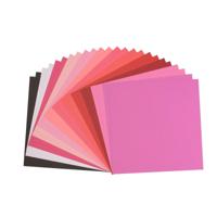 Florence • cardstock papier 216g textuur 30,5x30,5cm multipack valentijn 24x - thumbnail