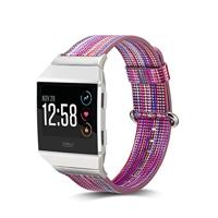 By Qubix - Compatible met Fitbit Ionic TPU bandje - Fuschia/Paars - Compatible fitbit bandje - thumbnail