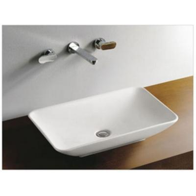 Karé waskom rechthoekig 58 x 36 x 11,5 cm keramiek glans wit
