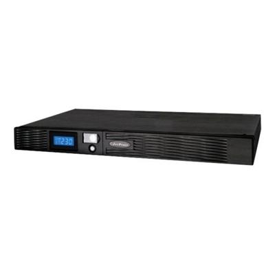 Professional Rack Mount LCD Series PR1000ELCDRT1U - UPS (rack-uitvoering) - 230 Volt wisselstroom V - 800 Watt - 1000 VA 9 ampère-uur - RS-232, USB - uitgangen: 6 Professional Rack Mount LCD Series PR1000ELCDRT1U - UPS (rack-uitvoering) - 230 Volt wisselstroom V - 800 Watt - 1000 VA 9 ampère-uur - RS-232, USB - uitgangen: 6