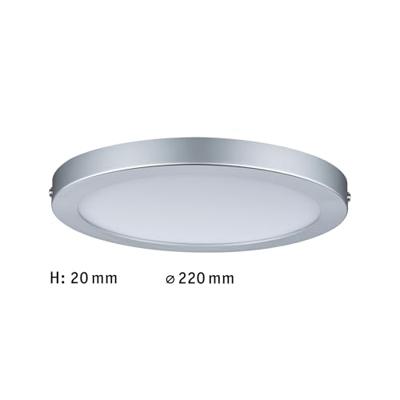 Paulmann Atria 70864 LED-paneel 18.5 W Warmwit Chroom (mat) Paulmann Atria 70864 LED-paneel 18.5 W Warmwit Chroom (mat)