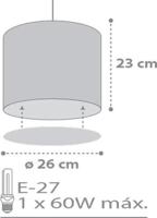 Dalber Kinderkamer hanglampSweet Dreams soft roze - 62012S - thumbnail