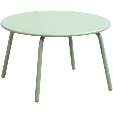 Bijzettafel Montreal - groen/metaal - 36xØ60 cm - Leen Bakker