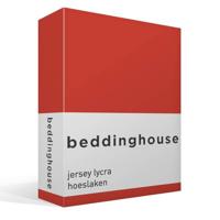 Beddinghouse Beddinghouse Jersey Lycra Hoeslaken 70/80x200/220 cm Coral Red - thumbnail
