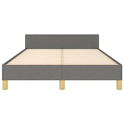 Bedframe zonder matras 120x190 cm stof donkergrijs