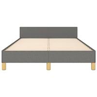 Bedframe zonder matras 120x190 cm stof donkergrijs - thumbnail