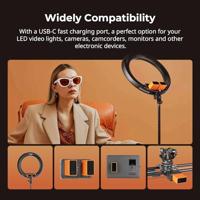 SmallRig 4576 NP-F970 USB-C Rechargeable Camera Battery, orange - thumbnail