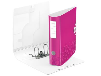 Ordner leitz wow active 180° 80mm pp a4 roze | 10 stuks