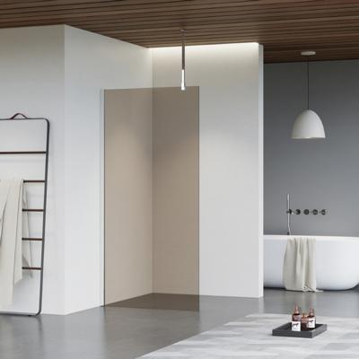 Fortifura Galeria inloopdouche - 180x200cm - rookglas - plafondarm - chroom SW797943/SW797904/SW804541