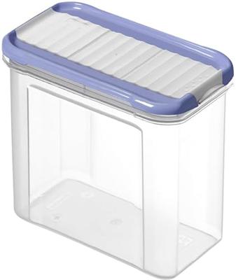 Rotho Domino Bewaar-Strooidoos 1L Horizon Blauw/Transparant