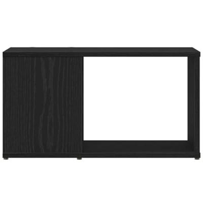 Tv-meubel 60x24x32 cm spaanplaat zwart eikenkleurig