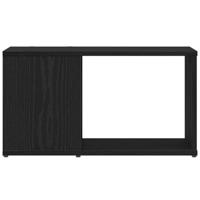 Tv-meubel 60x24x32 cm spaanplaat zwart eikenkleurig - thumbnail