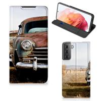 Samsung Galaxy S21 Stand Case Vintage Auto - thumbnail