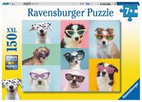 Ravensburger XXL puzzel grappige honden - 150 stukjes - thumbnail