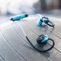 Jlab Audio Fit Sport 3 draadloze oordopjes, bluetooth oordopjes met flexibele oorhaakjes met geheugendraad, IP55 zweetbestendigheid, ruisisolatie en aangepast EQ3-geluid, zwart - thumbnail