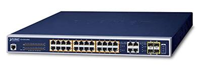 Planet GS-4210-24P4C netwerk-switch Managed L2/L4 Gigabit Ethernet (10/100/1000) Power over Ethernet (PoE) 1U Blauw