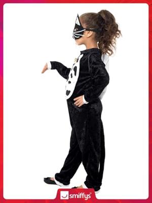 Kinder kattenkostuum zwart