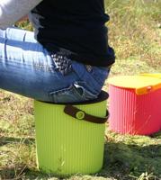 Hachiman Omnioutil Emmer L - Oranje/Blauw - thumbnail