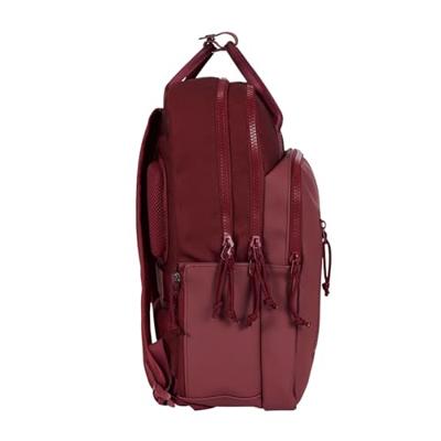 New Rebels Bruce Milwaukee Burgundy 18L Rugzak Waterafstotend Laptop 15.6"