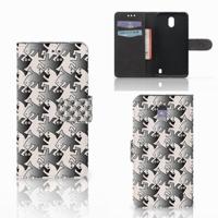 Nokia 2 | Telefoonhoesje | Met pasjeshouder | Salamander Grey - thumbnail