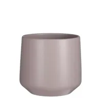 Pot amber d23.5h21cm taupe mat - thumbnail